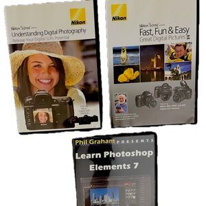 3 DVD Instructional resources forPhotography